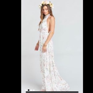 Show Me Your Mumu Collette Collar Gown